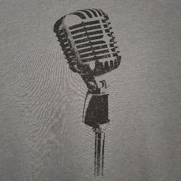 Banana Republic Retro Microphone L Graphic T-Shirt - Picture 2 of 3